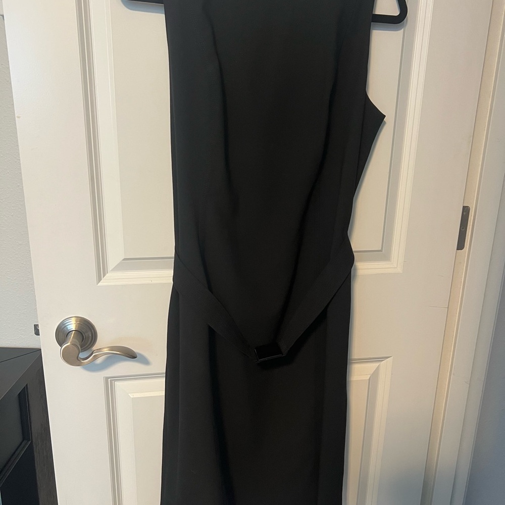 Calvin Klein Black Quilted Belt